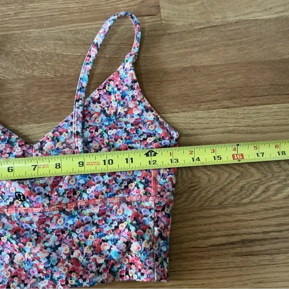 Lululemon Solo Bra Luon Prism Petal Multi Size 2